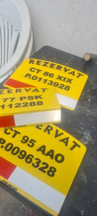 Placute parcare montaje Gratuit in oras 110 lei calitate extra lac UV