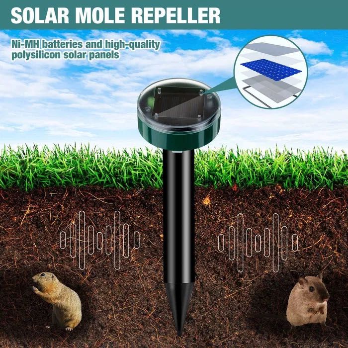 Соларен уред против сляпо куче и змии, 4 броя