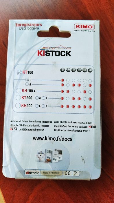 Даталогер за температура, модел КТ100 - 87 евро за брой