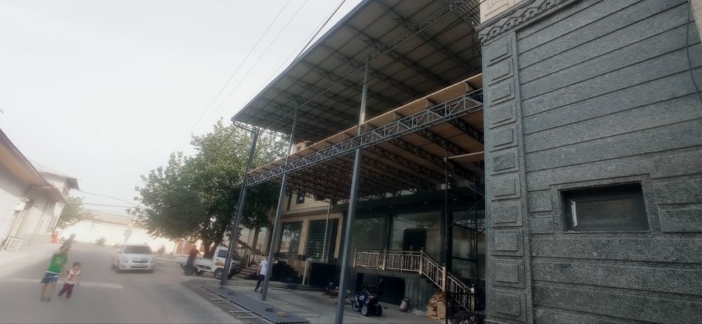 Tom yopamiz profnastil,tarnov turbo,sliv,naves, devor ustiga kazerok d