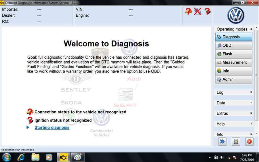 VAG component protection removal online SVM coding ODIS