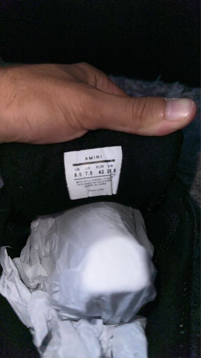 Amiri Ma-1 Crystal Black 40-45