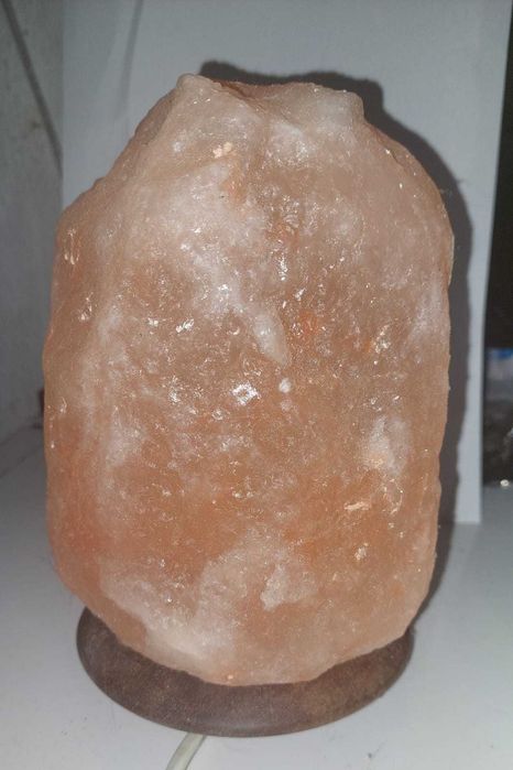 lampa sare de himalaya, alimentare la retea MARE aprox. 19cm