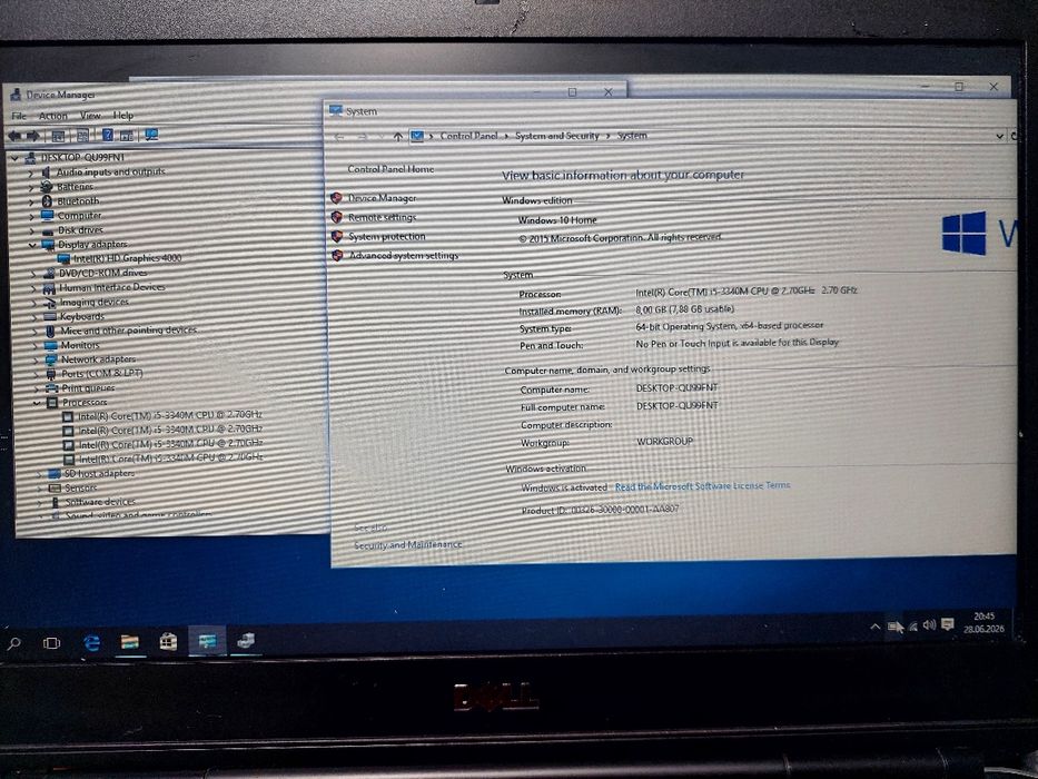 Laptop Dell Ĺatitude E5430