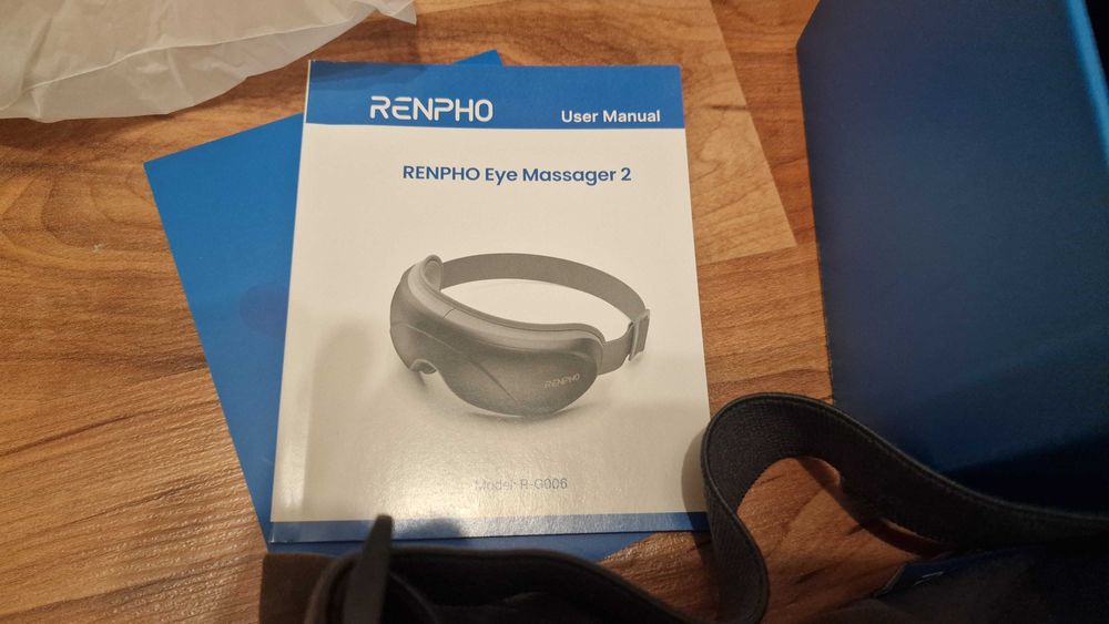 aparat masaj ochi REPHNO 2 r-g006 cu vibratii muzica caldura