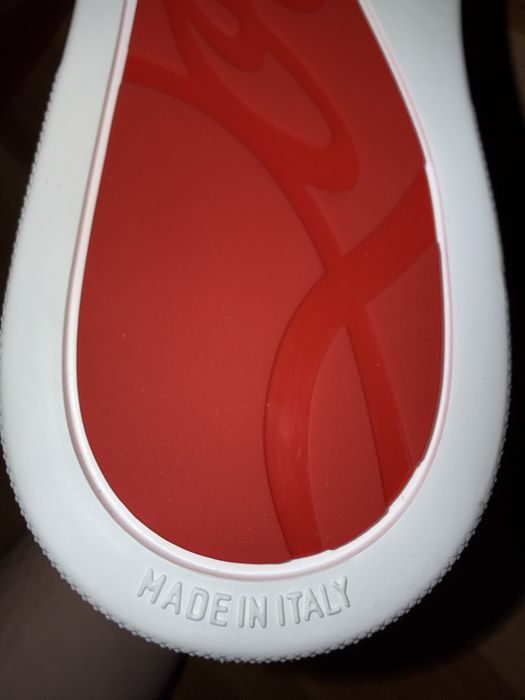Adidași gri Christian Louboutin Louis Junior