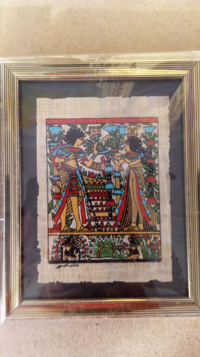 сувенирные картинки на папирусе, Египет, новые