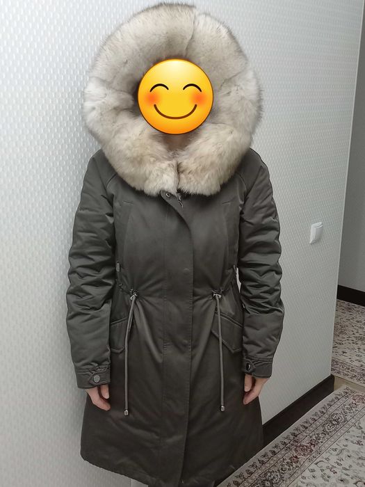 Парка с натуральным мехом