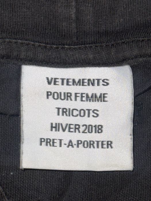 Vetements Titanic Longsleeve 2018