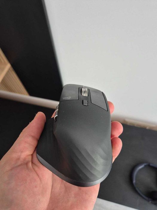 Mouse Wireless LOGITECH MX Master 3S, Dual Mode, 8000 dpi, Bluetooth, graphite