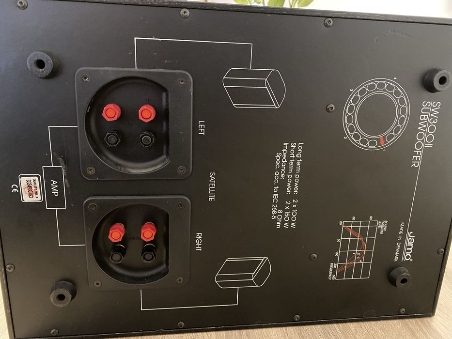 Subwoofer pasiv JAMO 2x100W
