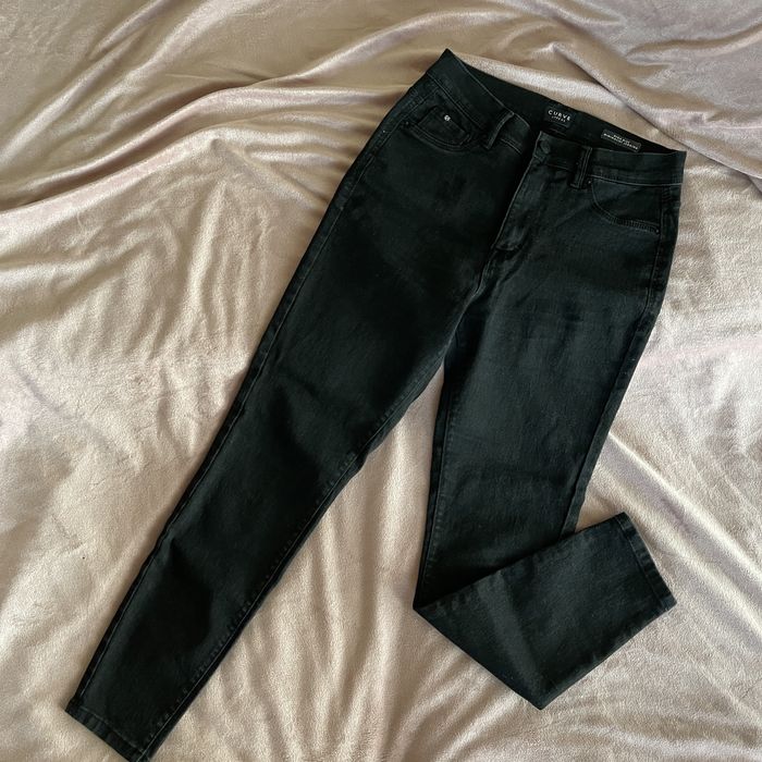 Дамски черни дънки