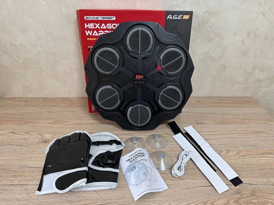 Музыкальный тренажер для бокса детская настенная