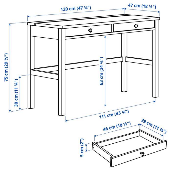 Birou ikea HEMNES
