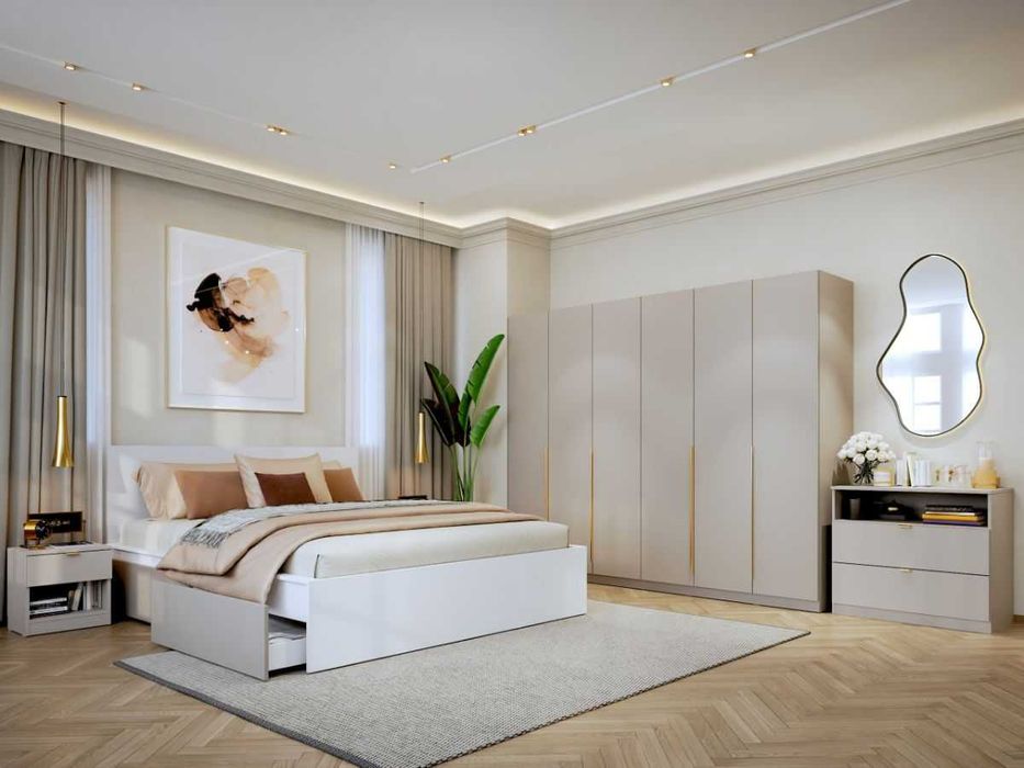 Set Mobila Dormitor Bej / Casmir Auris C19