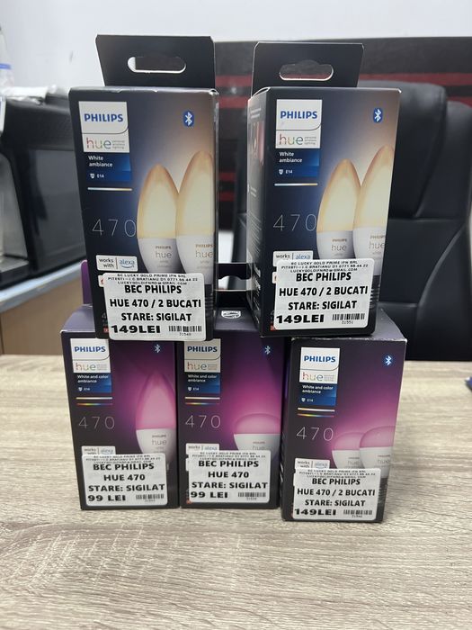 Becuri PHILLIPS HUE 470 cod produs 31560