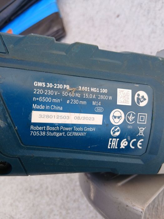 Безчетков ъглошлайф Bosch 30-230