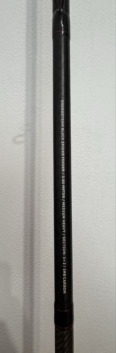 Lansetă Energo Team Black Spider 3.60m – feeder, carbon NOUĂ