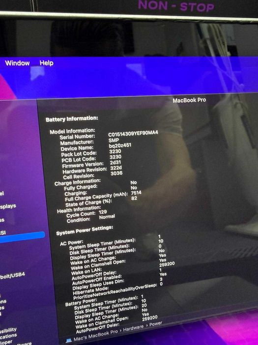Macbook Pro 2015 A1398 i7 16 GB RAM 512 SSD