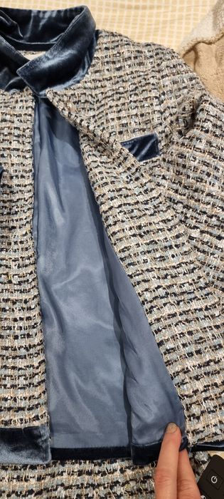 Костюмче в синьо.Малка Черна рокля