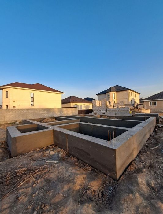 Заливка фундамент