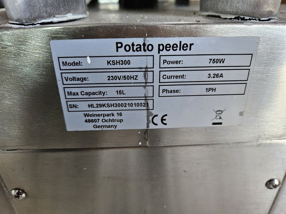 Картофо-белачка монофазна втора Употреба Германия  15 литра Цена 950лв