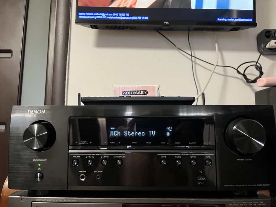 Denon Avr-S660H 8k/Dolby Vision/Wifi/bluetoothSpotify/usb etc.