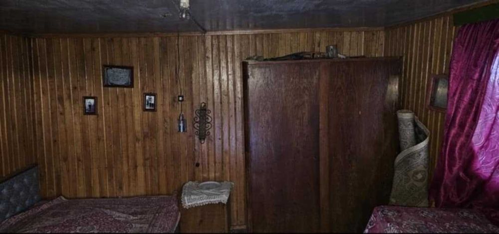 Casa la tara cu cabana in curte