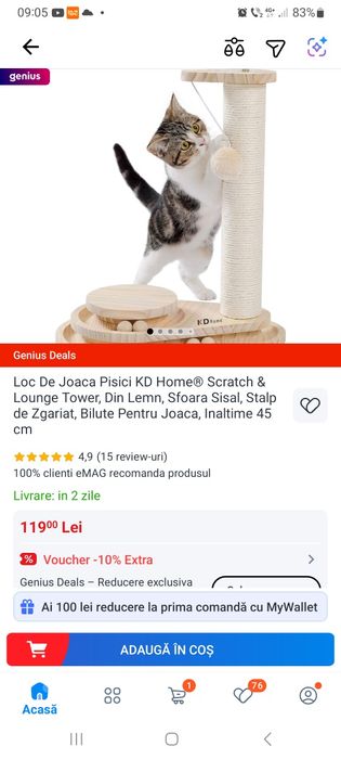 Vând trusou complet pisica