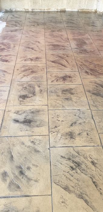 Щампован бетон .