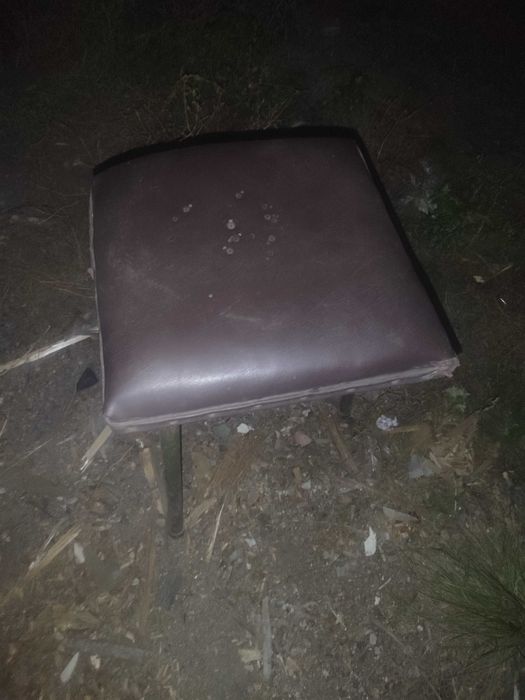 Стул с металлическими ножками