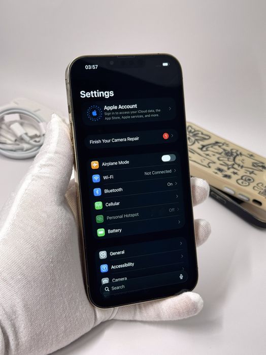 iPhone 13 Pro Max, 256GB, Gold, 100% батерия, КАТО НОВ, ГАРАНЦИЯ!