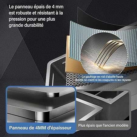 Chiuvetă de bucătărie multifuncțională Cesinkin 75 x 45 x 22 cm