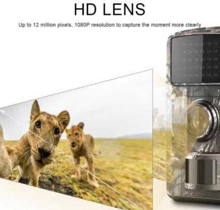 128GB FULL HD 1080P Къмпинг Ловна Камера Монитор Фото Капан Видеозапис