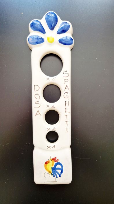 Dozator porții paste (spaghetti) ceramic – Italia, design rustic, NOU