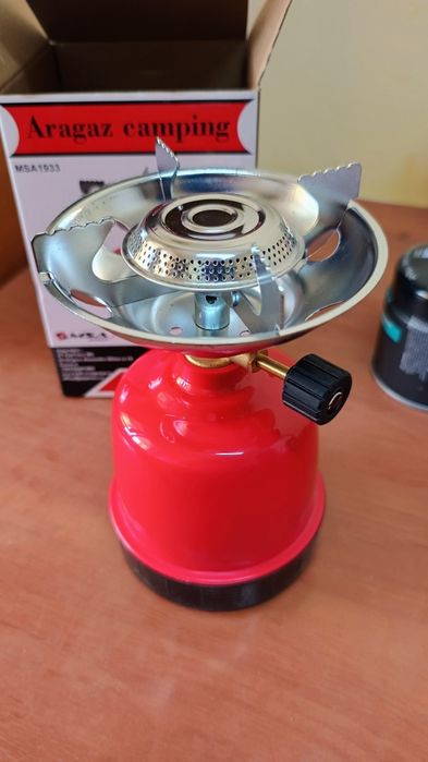 Aragaz camping + 4 rezerve gaz