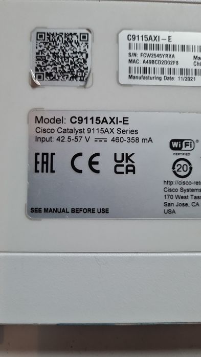Acces point Cisco C9115AXI-E