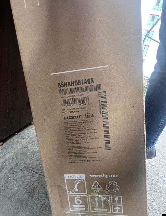 LG 55NANO80A6B — 55" NanoCell UHD Smart TV (4K, webOS)