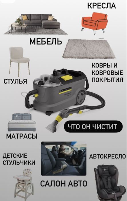 Моющий пылесос Karcher в аренду