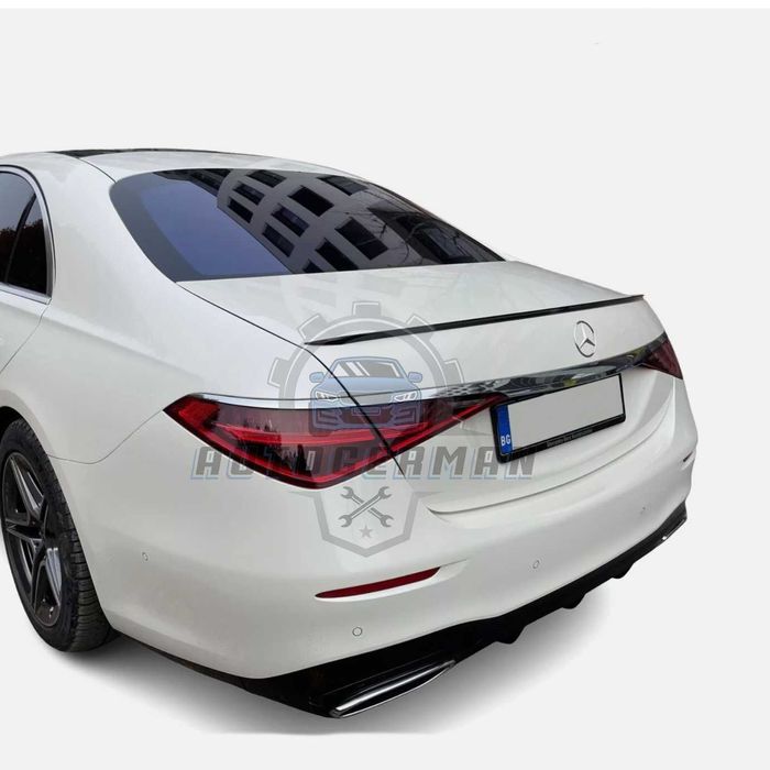Спойлер W223 Mercedes - Benz AMG style S - class  крило за в223 амг