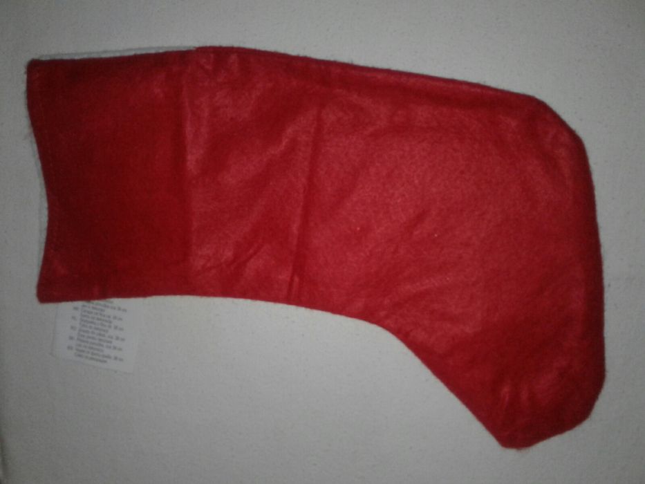 Soseta decoratiune de Craciun, pasla, 38cm, noua, nefolosita