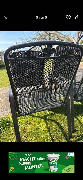 Scaune si masa de gradina