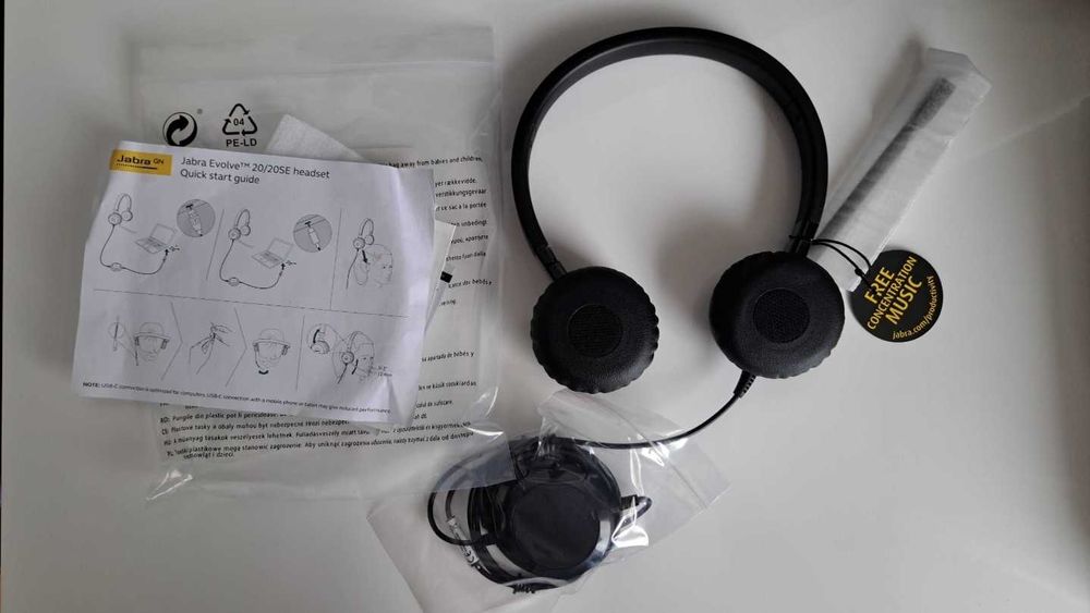 Casti cu microfon Jabra EVOLVE 20 MS Stereo Special Edition