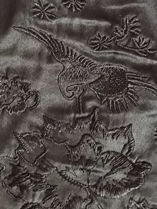 Fusta de matase naturala cu broderie Twilfit--masura 40-42-Noua!