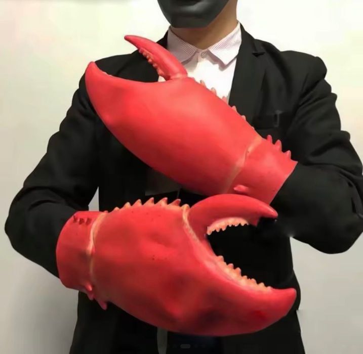 Mănuși uriașe Crab din cauciuc – Halloween carnaval