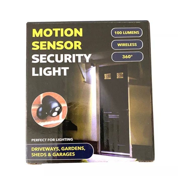 Безжична Охранителна Лампа със Сензор за Движение 360 Wireless