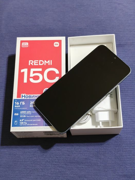 Redmi 15C 256 gb Ram 16 6000 mah Battery