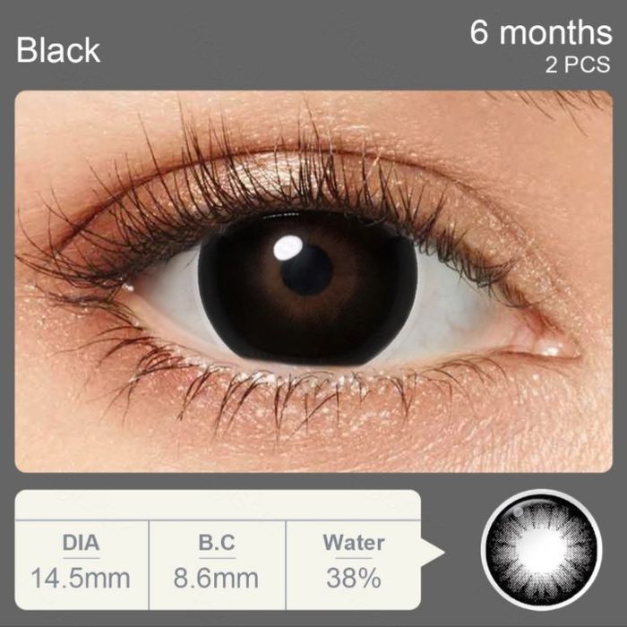 Контактные линзы черных оттенков