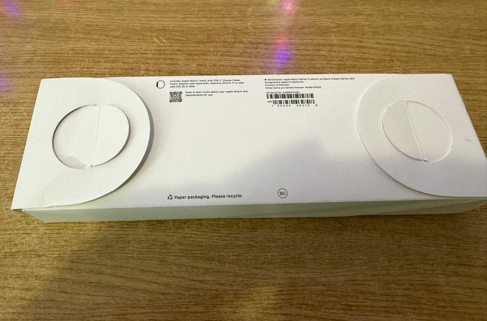 Apple Watch Seria 11, 2025 varianta SUA, 46mm Jet Black