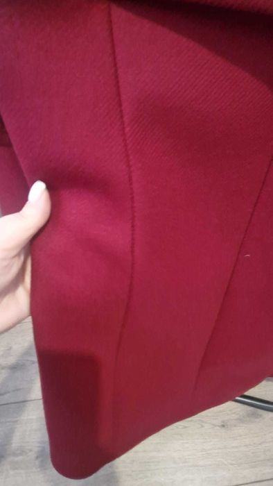 Palton zara visiniu, ca nou, marimea XS